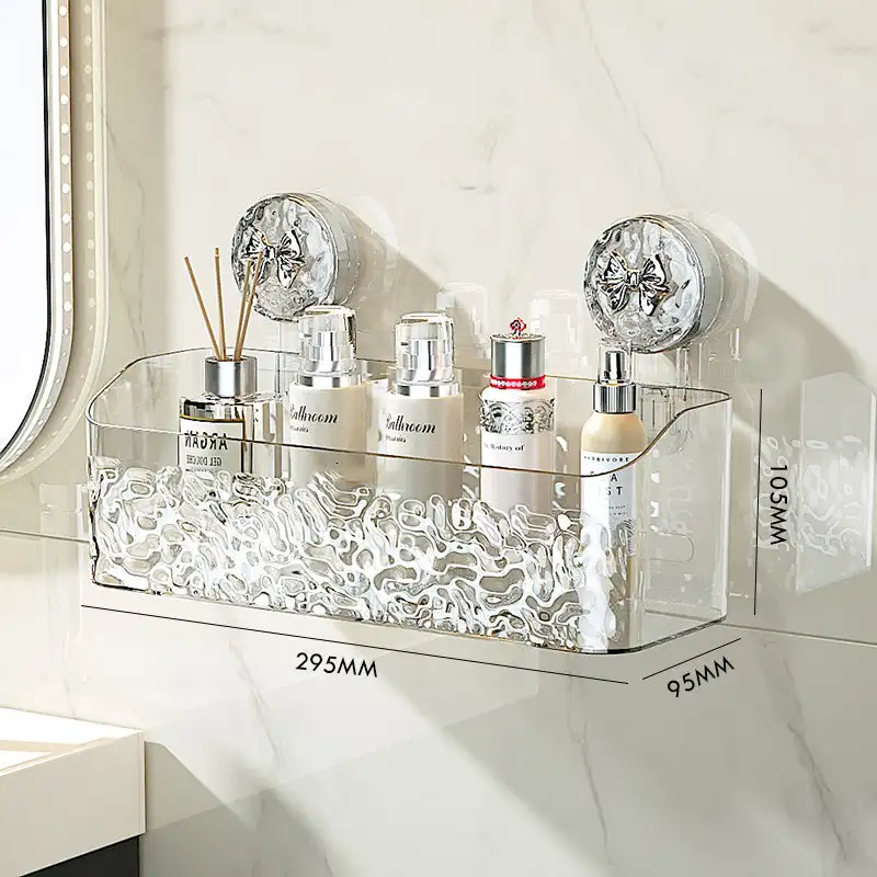 Glacier Pattern Suction Cup Shelf