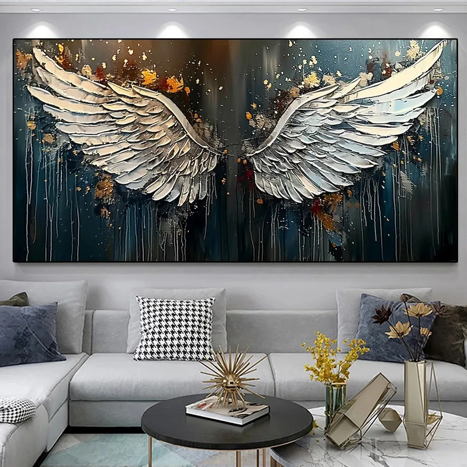 Luxury Golden Angel Wings