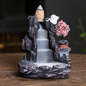 Waterfall Incense Burner Home Decor