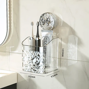 Glacier Pattern Suction Cup Shelf
