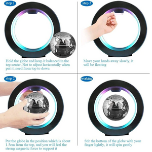 World Map Magnetic Levitation Globe